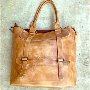 NWT BedStu Handmade Leather Totebag